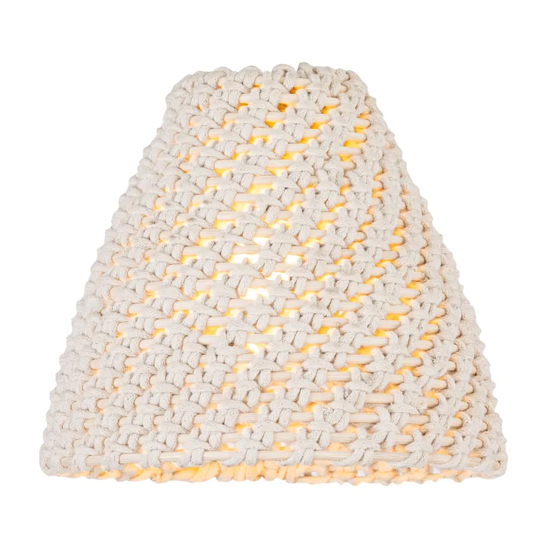 Ballston Natural Fiber Shade 7.5 Inch Diameter — Modern Lights LED Pendant Lights  