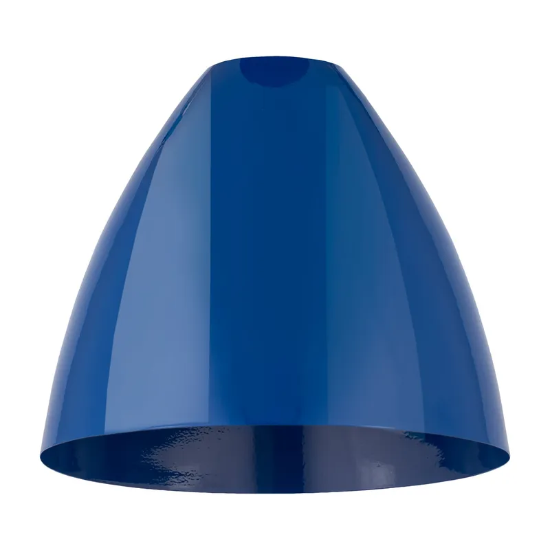 Ballston Metal Shade Matte Blue Steel — Modern Lights LED Pendant Lights  