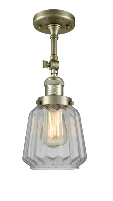 Franklin Semi-Flush Mount Brushed Nickel — Modern Lights LED Ceiling Lights  