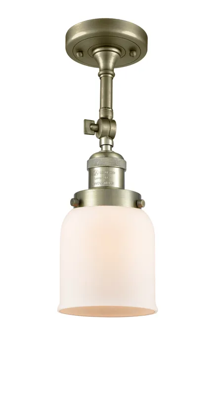 Franklin Semi-Flush Mount Satin Nickel — Modern Lights LED Ceiling Lights  