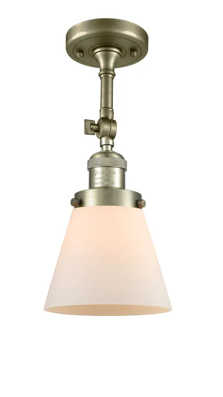 Franklin Semi-Flush Mount Seedy Glass Satin — Modern Lights LED Ceiling Lights  
