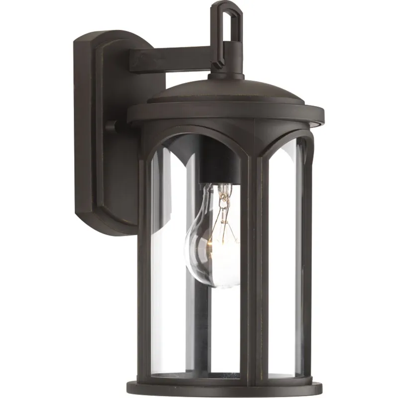 Gables Collection One-Light Outdoor Wall Lantern with DURASHIELD — Progress Lighting LED Wall Lights  