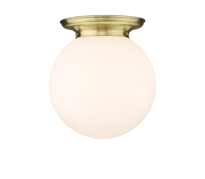 Essex Flush Mount Satin Nickel Cast Brass — Modern Lights LED Ceiling Lights  