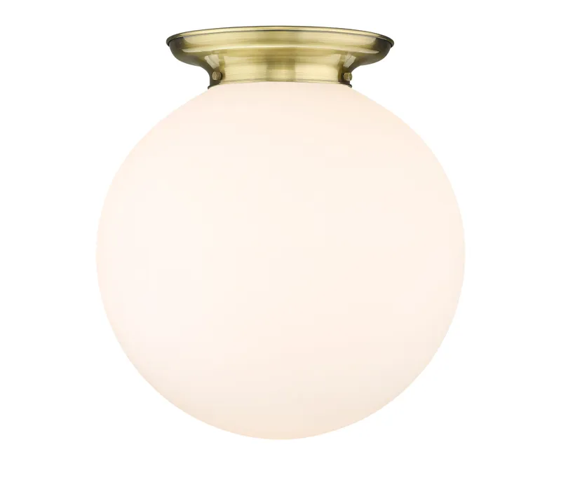 Essex Flush Mount Satin Nickel 15.75 Inch — Modern Lights LED Ceiling Lights  