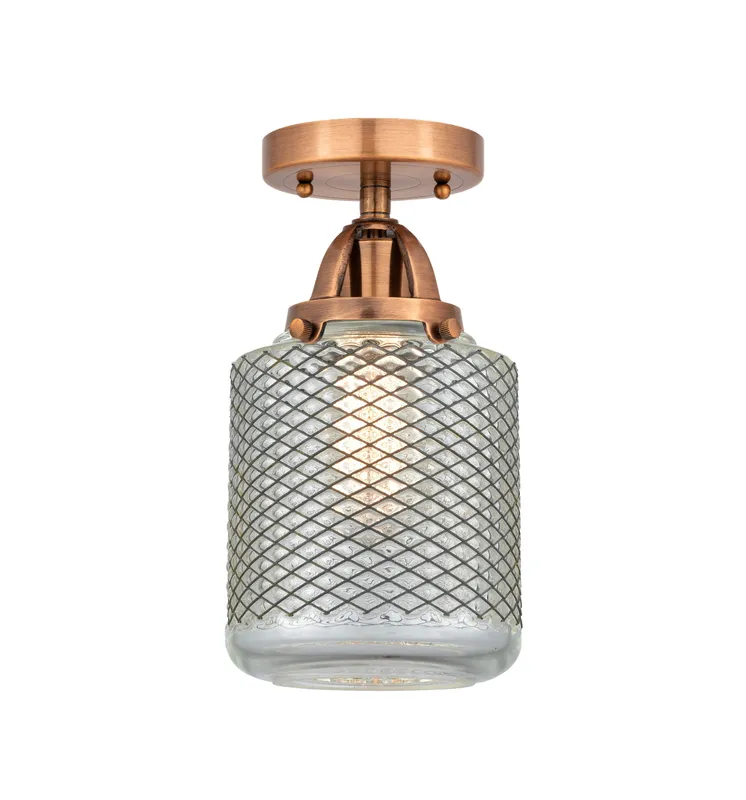 Nouveau Semi-Flush Mount 2 Light Nickel — Modern Lights LED Ceiling Lights  