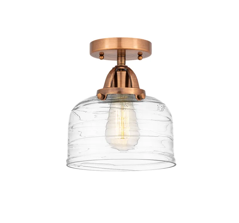 Nouveau Semi-Flush Mount Cast Brass — Modern Lights LED Ceiling Lights  