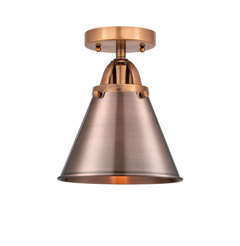 Nouveau Semi-Flush Mount 2 Light Satin Nickel — Modern Lights LED Ceiling Lights  