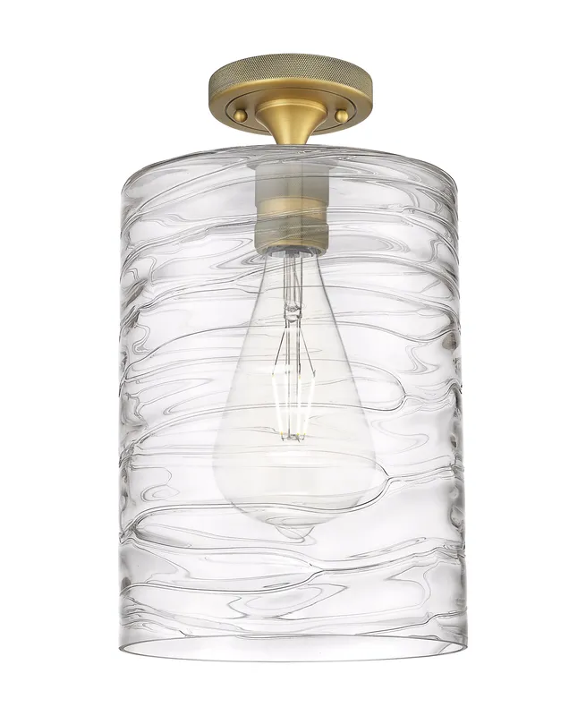 Downtown Flush Mount Satin Nickel Brass — Modern Lights LED Ceiling Lights  