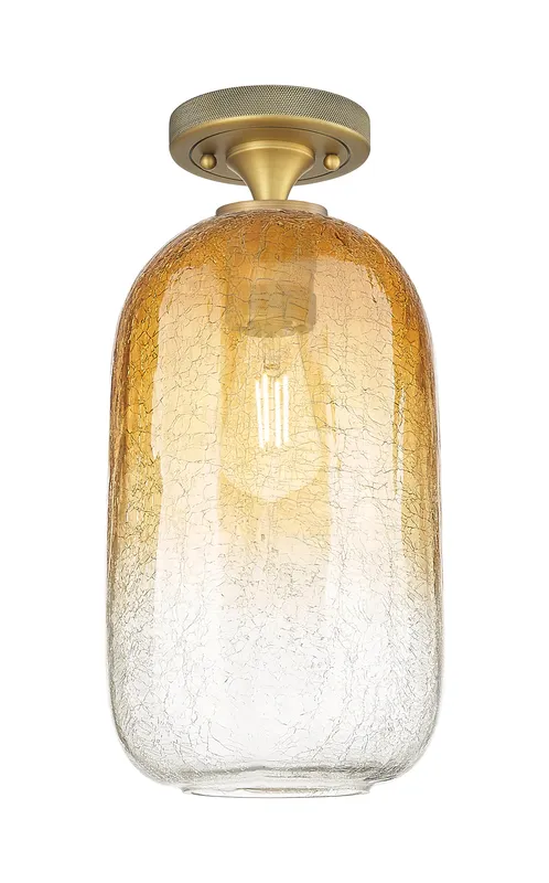 Downtown Flush Mount 10.5 Satin Nickel — Modern Lights LED Ceiling Lights  