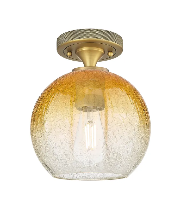 Downtown Flush Mount Satin Nickel 7 Inch — Modern Lights LED Ceiling Lights  