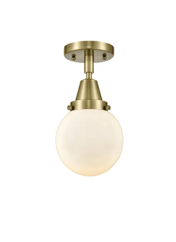 Caden Semi-Flush Brushed Satin Nickel — Modern Lights LED Ceiling Lights  