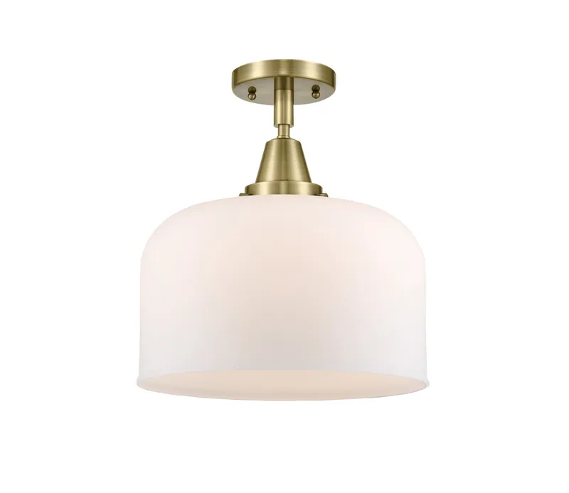 Caden Semi-Flush Mount Brushed Nickel Steel — Modern Lights LED Ceiling Lights  