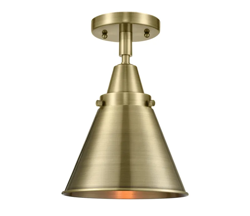 Caden Semi-Flush Mount Satin Nickel — Modern Lights LED Ceiling Lights  