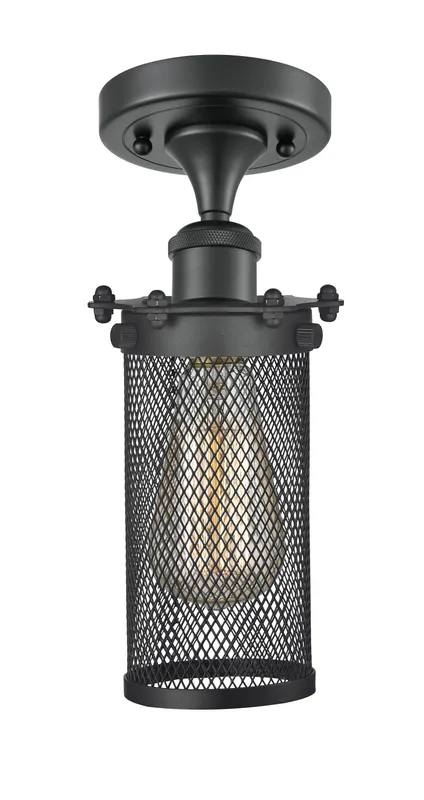 Austere Semi-Flush Mount 11.25 Inch Satin Nickel — Modern Lights LED Ceiling Lights  