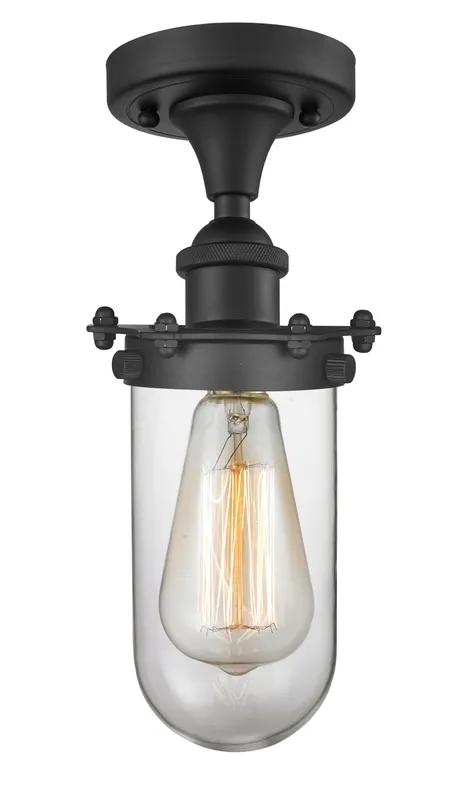 Austere Semi-Flush Mount Brushed Satin Nickel — Modern Lights LED Ceiling Lights  