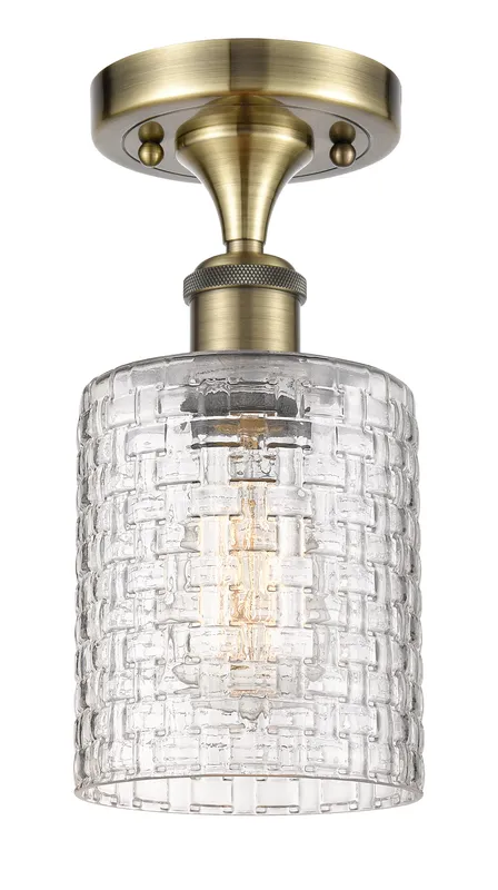 Ballston Semi-Flush Mount - Polished Chrome Finish — Modern Lights LED Ceiling Lights  