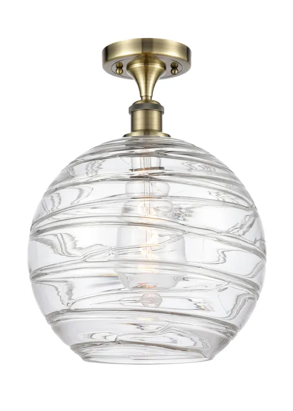 Ballston Semi-Flush Mount Chrome White — Modern Lights LED Ceiling Lights  