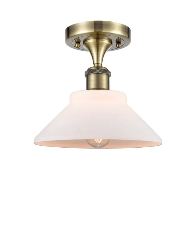Ballston Semi-Flush Mount Clear Glass — Modern Lights LED Ceiling Lights  