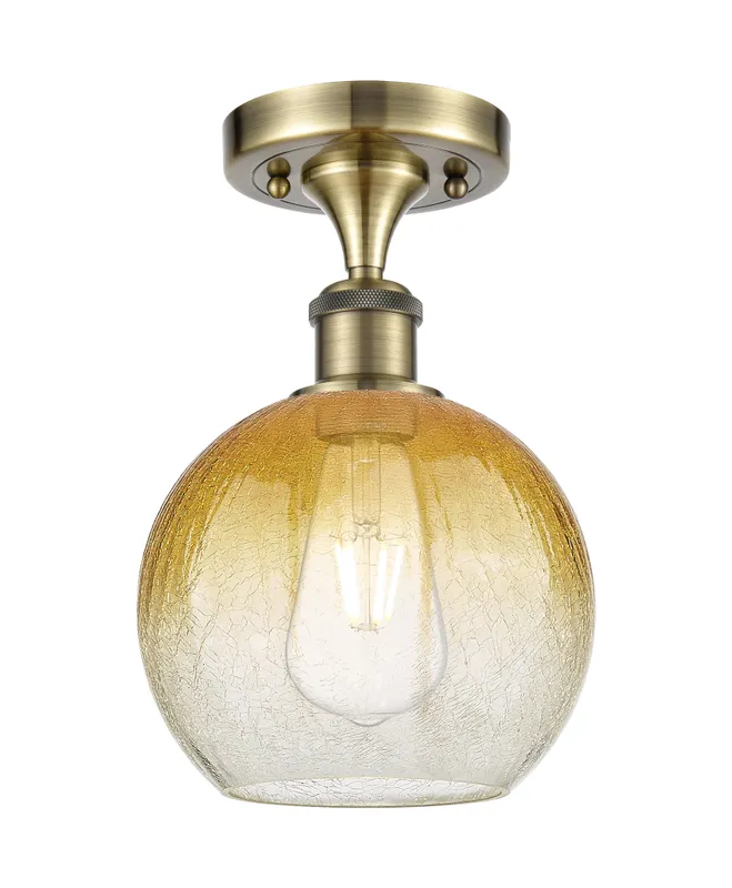 Ballston Semi-Flush Brushed Satin Nickel — Modern Lights LED Ceiling Lights  