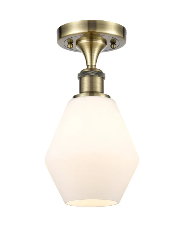 Ballston Semi-Flush Mount 12 Inch Chrome — Modern Lights LED Ceiling Lights  