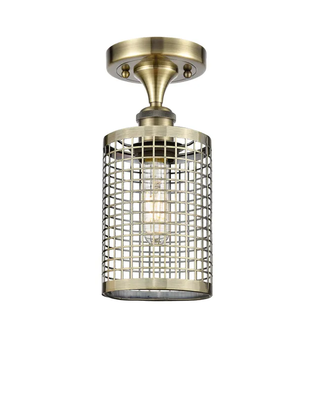 Ballston Semi-Flush Mount Polished Nickel — Modern Lights LED Ceiling Lights  