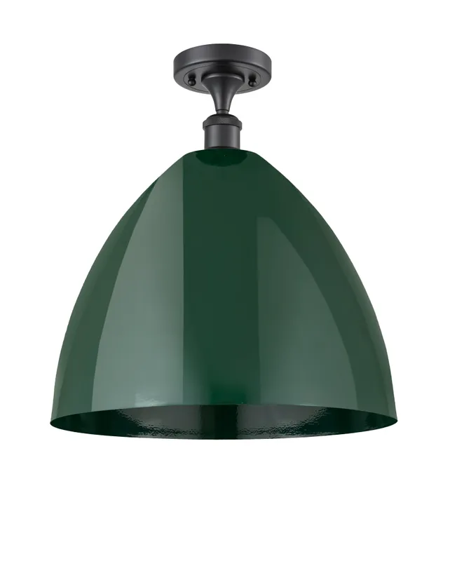 Ballston Semi-Flush Mount Seafoam Shade — Modern Lights LED Ceiling Lights  
