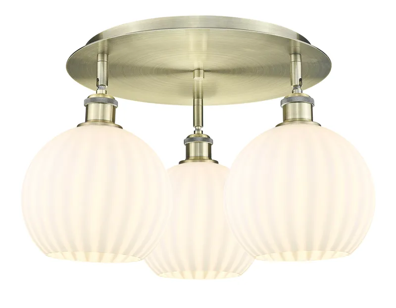 Ballston Semi-Flush Mount Satin Nickel Steel — Modern Lights LED Ceiling Lights  