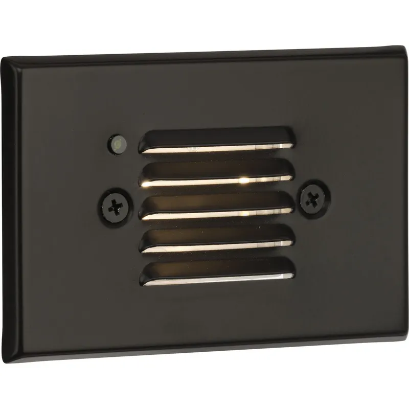 LED Indoor/Outdoor Integrated LED Wall or Step Light with Photocell — Progress Lighting LED Wall Lights  