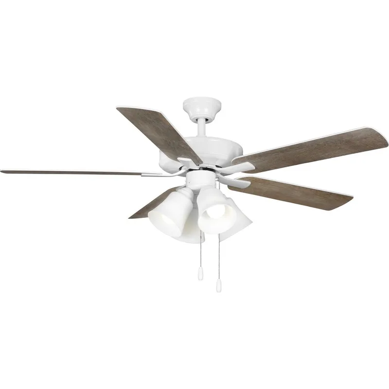 AirPro 52 in. 5-Blade AC Motor Ceiling Fan with Light P250081 — Progress Lighting LED Post Top Lights  