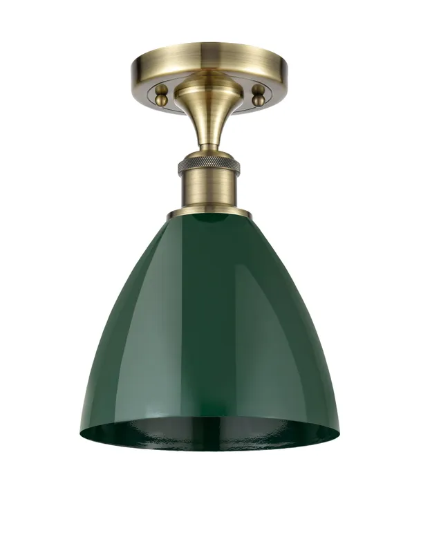 Edison Semi-Flush Mount Satin Nickel Finish — Modern Lights LED Ceiling Lights  