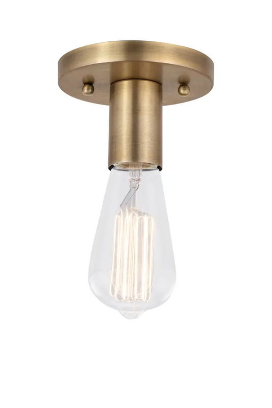 Auralume Semi-Flush Mount Satin Nickel — Modern Lights LED Ceiling Lights  