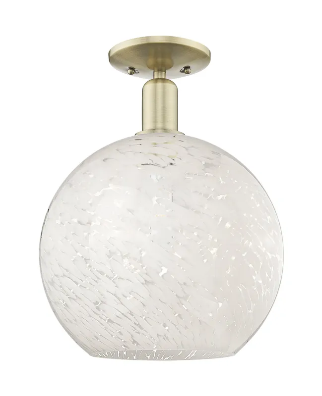 Arcadia Semi-Flush Mount Brushed Satin Nickel — Modern Lights LED Ceiling Lights  