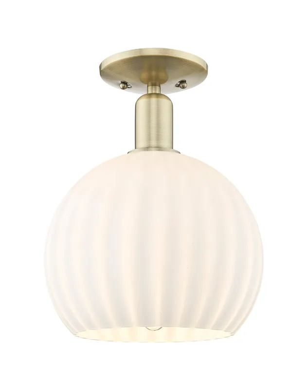 Arcadia Semi-Flush Mount Brushed Nickel — Modern Lights LED Ceiling Lights  