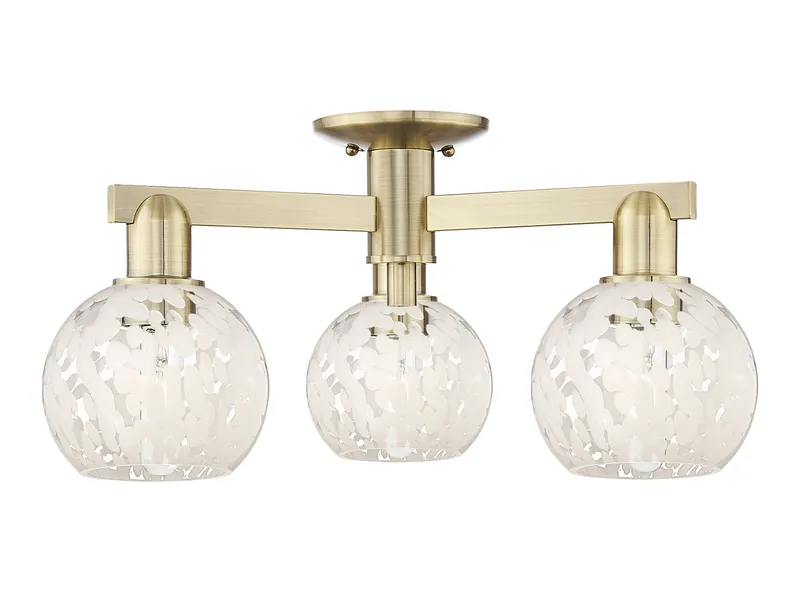 Arcadia Semi-Flush Mount Brushed Satin — Modern Lights LED Ceiling Lights  