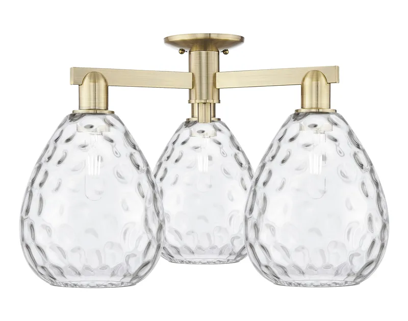 Arcadia Semi-Flush Mount Cast Brass — Modern Lights LED Ceiling Lights  
