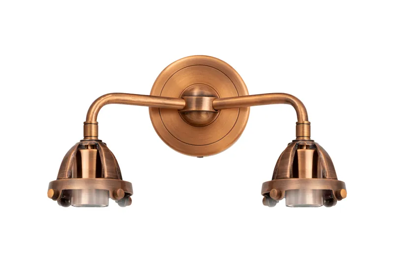 Nouveau 2 Sconce Cast Brass Dimmable — Modern Lights LED Wall Lights  