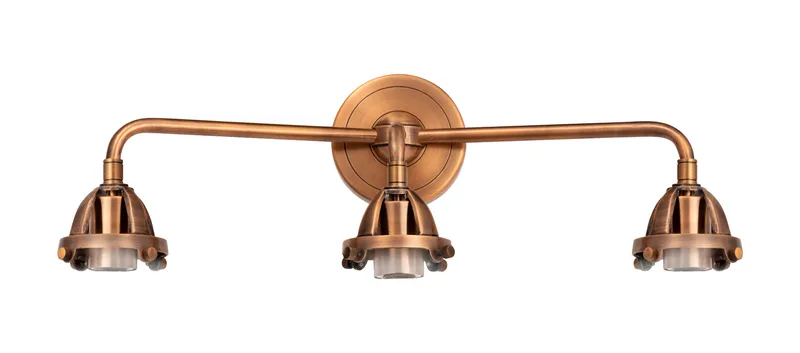 Nouveau 2 Bath Vanity Light Cast Brass — Modern Lights LED Wall Lights  