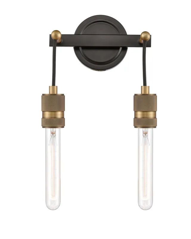Ellis Sconce Cast Brass Steel Industrial — Modern Lights LED Wall Lights  