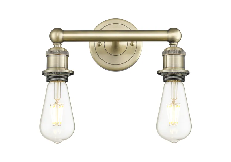 Edison Sconce Cast Brass Steel 6 Inch — Modern Lights LED Wall Lights  