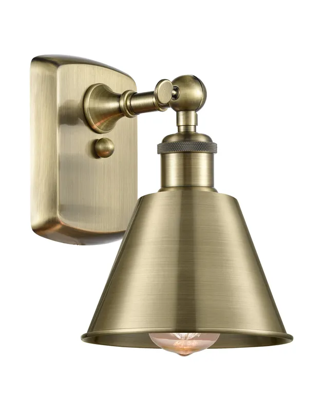 Ballston Industrial, Farmhouse, Restoration-Vintage Nestbrook Sconce — Modern Lights LED Wall Lights  