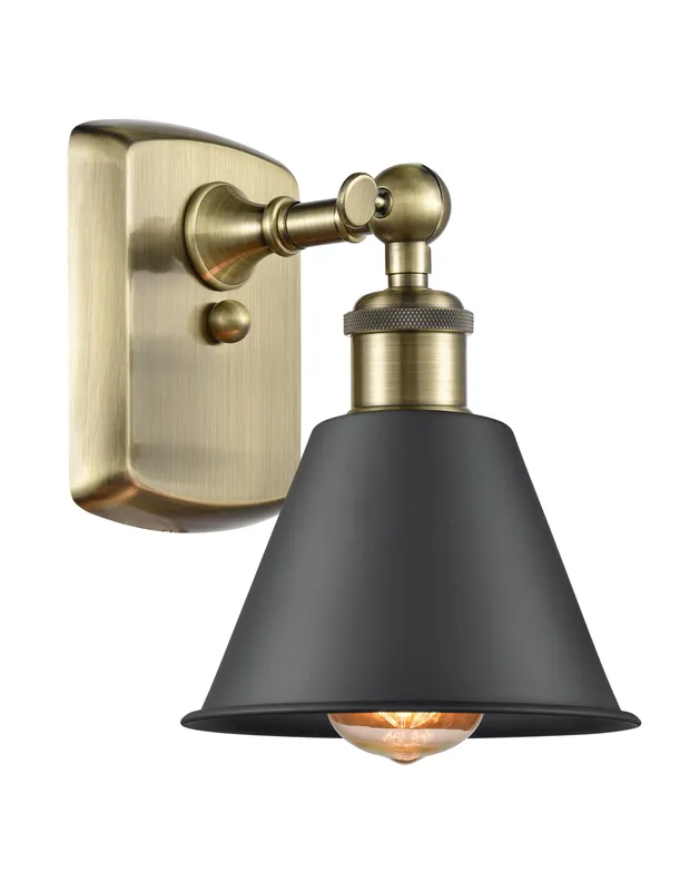 Ballston Industrial, Farmhouse, Restoration-Vintage Smithfield Sconce — Modern Lights LED Wall Lights  