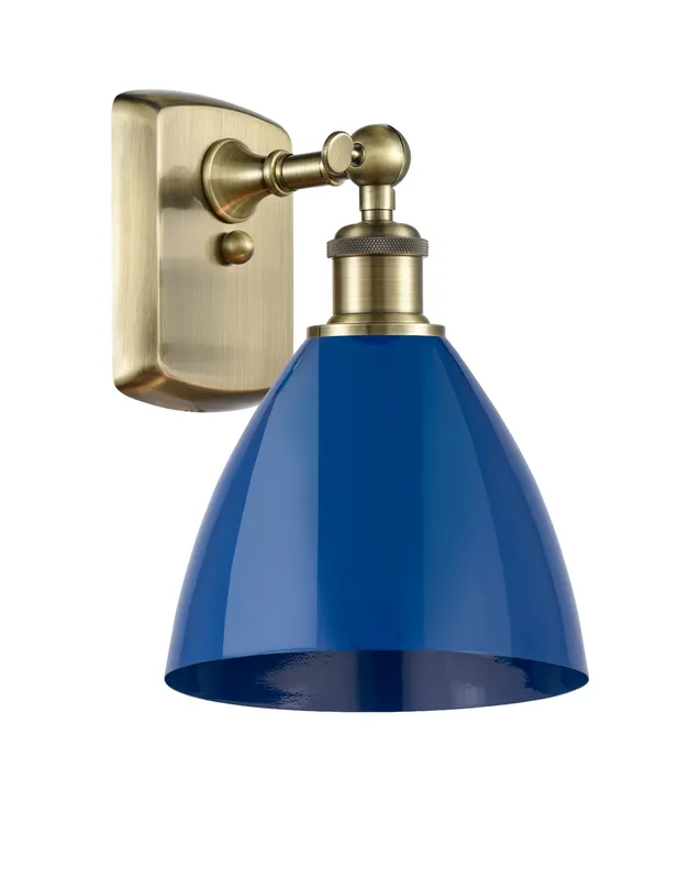 Ballston Industrial, Farmhouse, Restoration-Vintage Plymouth Sconce — Modern Lights LED Wall Lights  