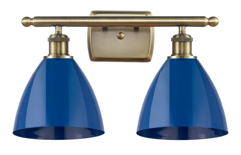 Ballston Industrial, Farmhouse, Restoration-Vintage Plymouth Bath Vanity Light — Modern Lights LED Wall Lights  