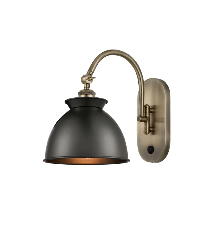 Ballston Industrial, Farmhouse, Restoration-Vintage Adirondack Swing Arm — Modern Lights LED Wall Lights  