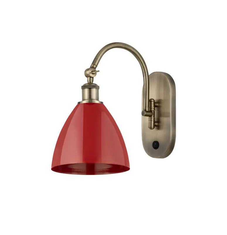 Ballston Industrial, Farmhouse, Restoration-Vintage Plymouth Swing Arm — Modern Lights LED Wall Lights  