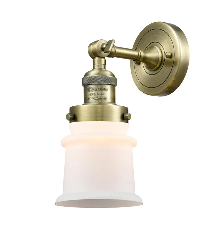 Franklin Restoration Sconce Brass Glass 11 Inch — Modern Lights LED Wall Lights  