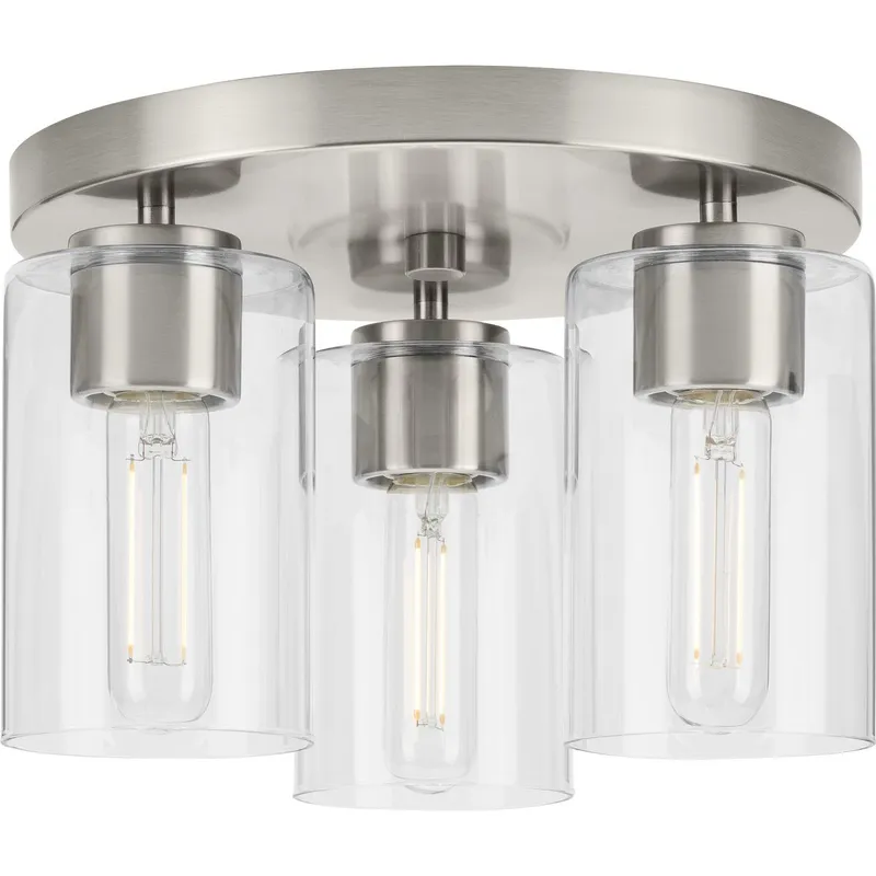 Cofield Collection 12 in. Three-Light Flush Mount P350237 — Progress Lighting LED Post Top Lights  