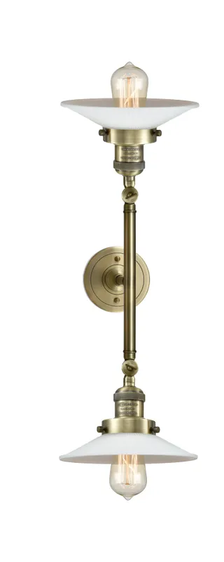 Franklin Restoration Bath Vanity Brass Steel — Modern Lights LED Wall Lights  