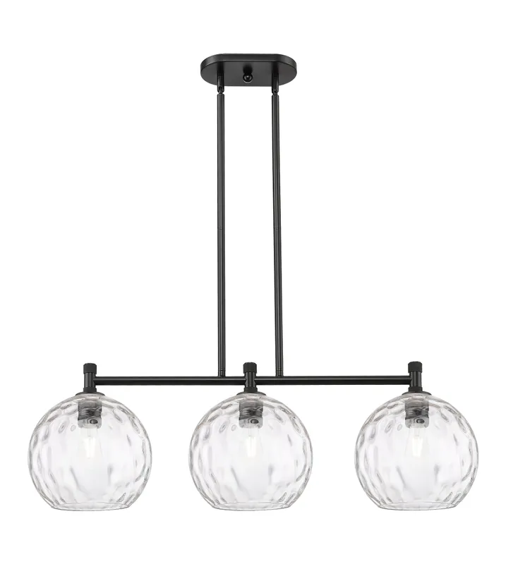 Downtown Urban Island Light Brass Glass — Modern Lights LED Linear Lights  