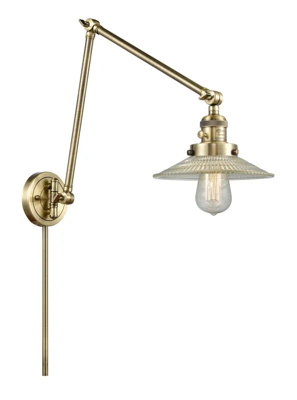 Franklin Restoration Swing Arm Brass Finish — Modern Lights LED Wall Lights  